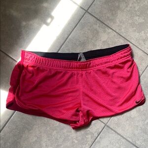 Nike Pink Athletic Shorts Lightweight Moisture-Wicking